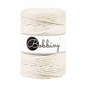 Bobbiny Premium Macramé String, Natural, 5 mm.