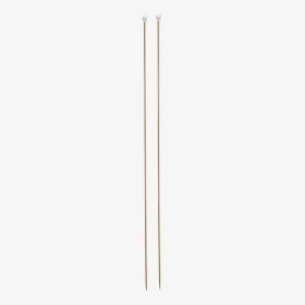 DMC 40 cm. Rose Gold Aluminium Single Point Knitting Needles - 3 mm.