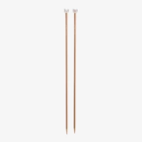 DMC 40 cm. Rose Gold Aluminium Single Point Knitting Needles - 7 mm.