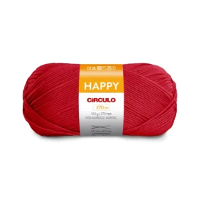 Circulo Happy Yarn - Fogo Vermelho (3583)