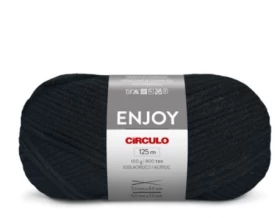 CIRCULO ENJOY YARN - PRETO (8990)