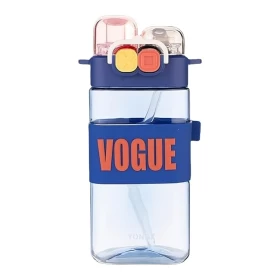 Transparent Letter Plastic Water Bottle