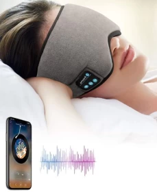 Sleep Eye Mask With Wireless Bluetooth Headphones And Ultra Thin Speakers
