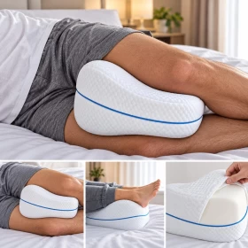 Leg & Knee Foam Support Pillow - Soothing Pain