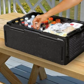 Ice Box Chill Chest Cooler Summer Foldable