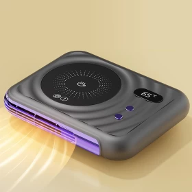 Cup Warmer Coffee Cup Mat 2-in-1 – 3 Temperature Settings (Gray)