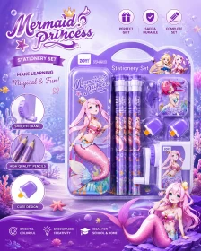 Mermaid Princess Stationery Set