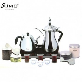 Electric dallah for preparing Arabic coffee with Bag+ stacks