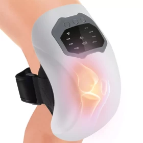 Cordless Knee Massager Heated Vibration Therapy Knee Massager WITH/ LED Screen