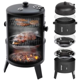 3-in-1 BBQ Smoker – Grill, Smoker & Roaster