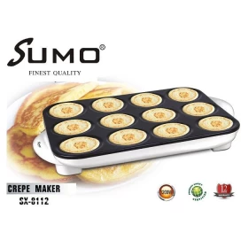 Sumo Pancake Maker 1200W-12pcs