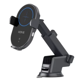 VIDVIE  Hook Clip Wireless Charging Car Holder – 15W Fast Charging Mount HC1535