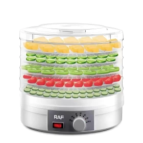 Electric Fruit Vegtable Dehydrator Machine 5 Tray Tier