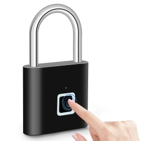 Portable Keyless  Fingerprint Padlock