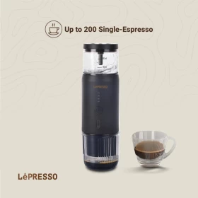 آلة إسبريسو محمولة LePresso – ماكينة قهوة إسبريسو في أي مكان!