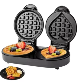 2in1 Non-Stick Electric Waffle Maker