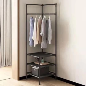 Multi-function Corner Coat Rack