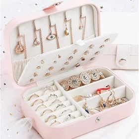 Travel Portable Jewelry Box Organizer