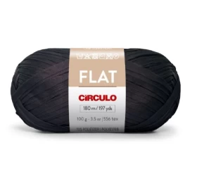 CIRCULO FLAT YARN - PRETO (8990)