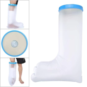 Waterproof Leg Cast Cover For Shower Adult,reusable Shower Boot Cover Watertight Foot Protector