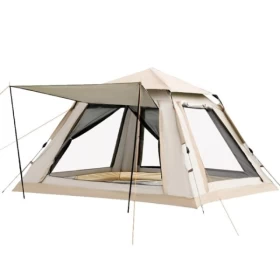Waterproof Camping Tent – White Size: 210 × 210 × 140 cm
