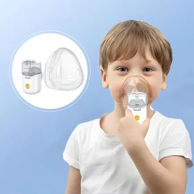 Rechargeable Portable Steam Nebulizer with Mask and Mouthpiece