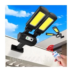 Solar Light 200 COB  Motion Sensor – Ultra Bright Outdoor Security Light