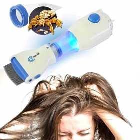 Head Lice Comb Electric Vacuum Treatment Tool For Dandruff And Nits