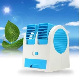 Electric Portable Mini Air Cooler Table Fan USB Fans Cooling Air