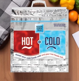 Sparkle Thermal Keeps Food Hot & Cold Bag  41W x 49H cm