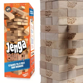 Wooden Beech Building Block set Stacking Board Game