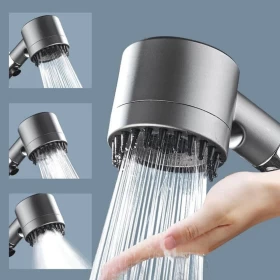 3 Mode Massage High Pressure Shower Head-With Filter