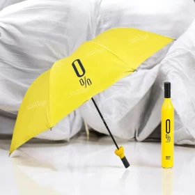 Portable Bottle Umbrella for UV Protection and Rain