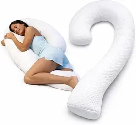 Cozy Body Pillow – Full Body Support Pillow for Back, Hip, Knee & Leg Relief