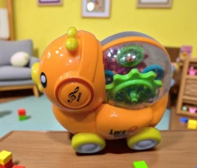 4-Wheel Cute Push-and-Go Friction Animal Car