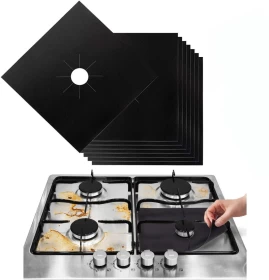 Gas Stove Burner Covers, Reusable Non-Stick Gas Range Protectors for Kitchen