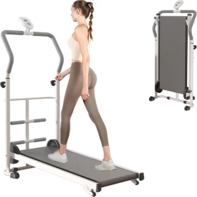 Folding Manual Walking & Running Treadmill