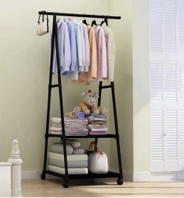 Foldable Double-Layer Stainless Steel Clothes Drying Rack