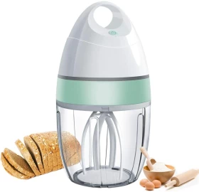 Automatic USB Rechargeable Electric Mini Egg Mixer 900ml