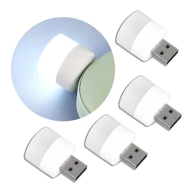 5Psc Mini USB Plug 1W Lamp