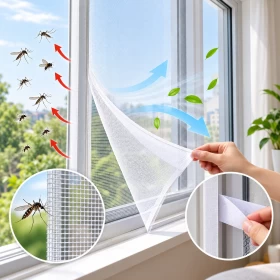 Mosquito Window Screen Mesh Insect Protection Net -150x200cm