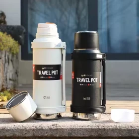 Stainless Steel Vacuum Insulated Thermo Flask – Hot & Cold for Hours