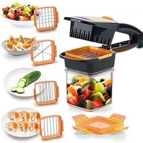 Vegetable 3 In 1 Multifunction Cutter Dicer Chopper Set