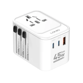 LDNIO Universal Travel Adapter with USB C and USB A 3 Port Z8 -2000WATT