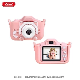 XO Dual Lens Children’s Camera with Silicone Cover XJ01 – Fun & Durable Photography for Kids!