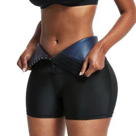 Sauna Waist Trainer Compression Shorts for Women