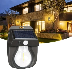 Solar Wall Light with Motion Sensor – Outdoor Waterproof Security LED Light