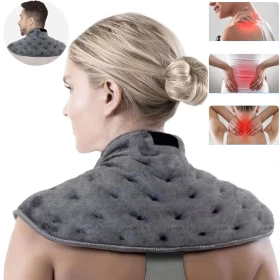 Neck & Shoulder Rapid Relief  Weighted Wrap-Microwave Pad