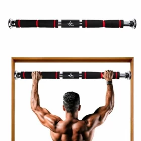 Doorway Pull-Up Bar With Adjustable Width For Home Gym