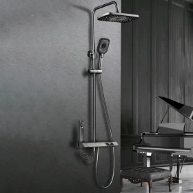 4-Taps Wall Mount Shower Set